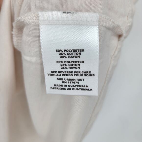 Sub Urban Riot More Love Short Sleeve Cotton Blend Graphic T-Shirt Size Large - Picture 3 of 4